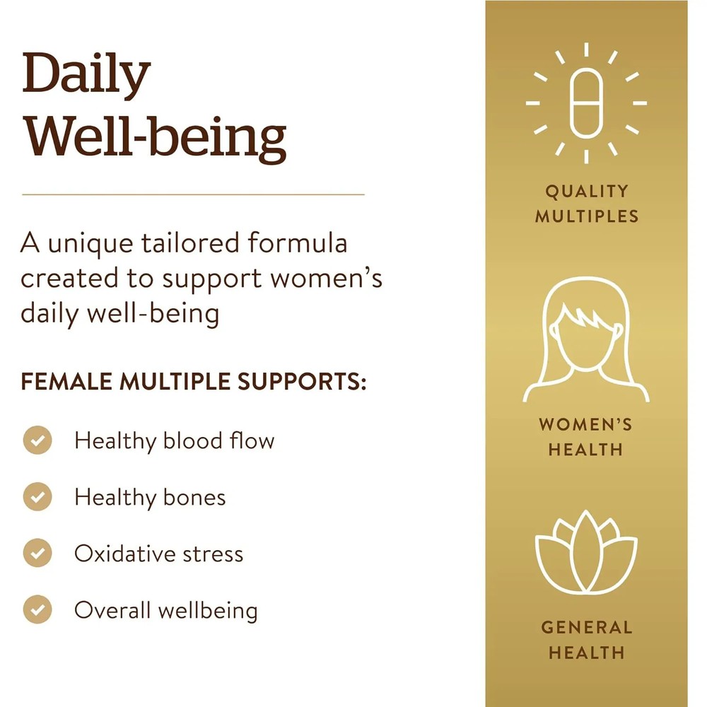 Solgar, Female Multiple, 120 Tablets