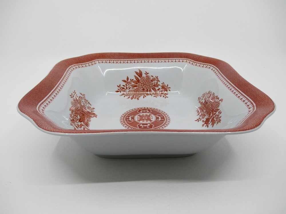 SPODE FITZGERALD RED VEGETABLE BOWL   -  9" -  1004D