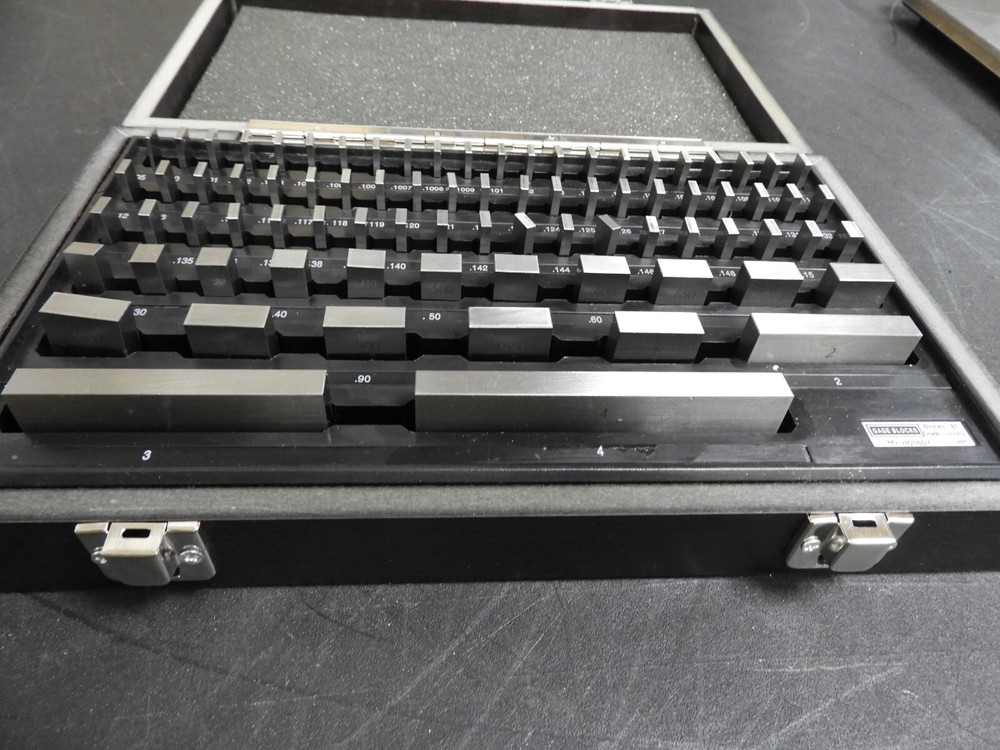 Westward 81 pc Rectangular Machining Gauge Block Set - .05" to 4.0" - 2YNK8