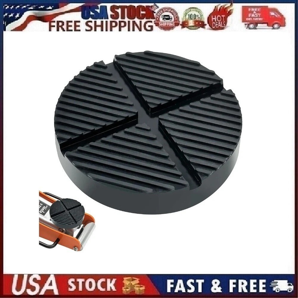 Floor Jack Rubber Pad, Universal Jack Pad Adapter, Protects Weld SideFrame Rail