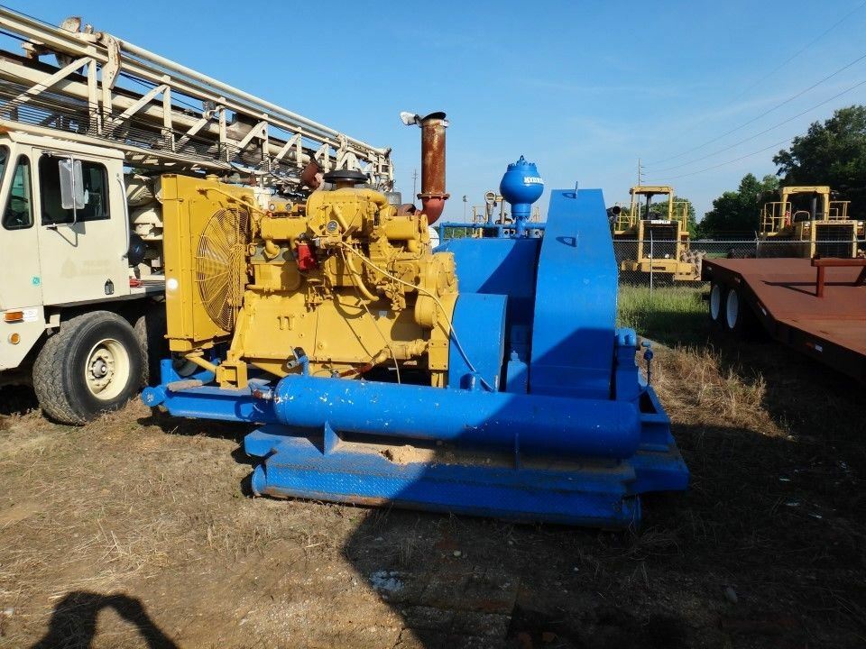 Skid Mounted National K500-A Duplex Mud Pump