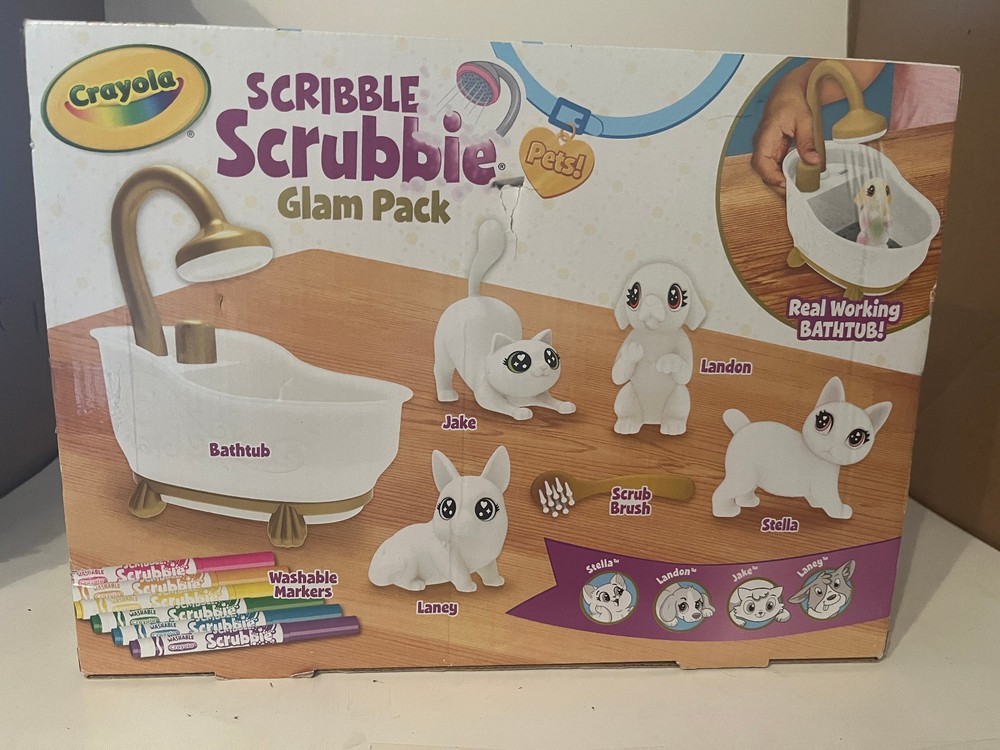 Crayola Scribble Scrubbies Glam Pack (4 Pets)