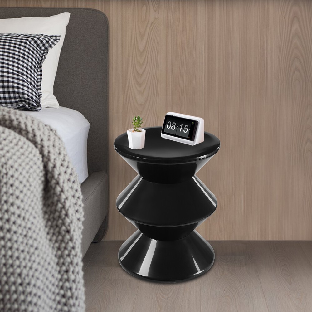 Floor Standing Side Table, Sofa Side Table, Modern Round End Table Living Rooms