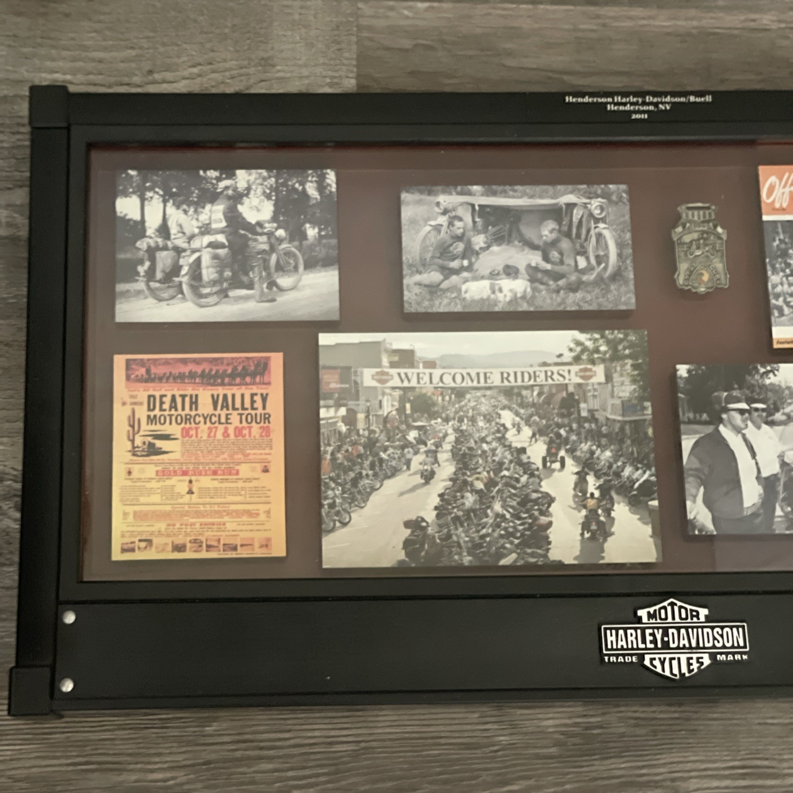 Harley Davidson Shadow Box Vintage Collector
