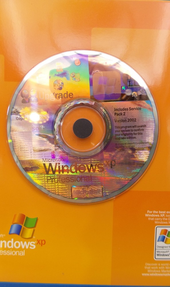Microsoft Windows XP Professional (2002 Version, Complete Retail Package, W Key