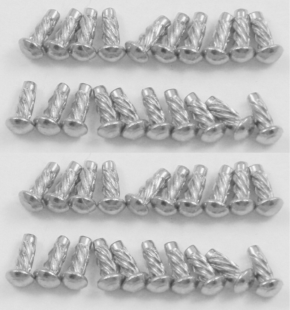 40 Replacement U-Drive Rivets For Hot Wheels Matchbox Resto & Custom Projects