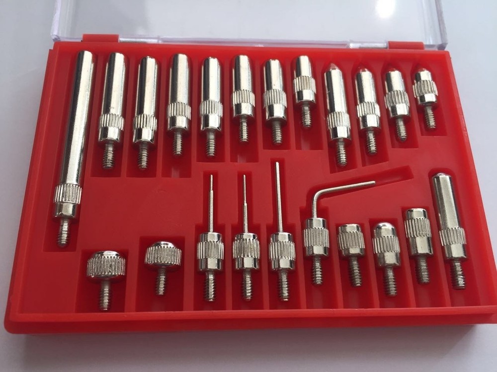 LLDSIMEX 22 Piece Dial Electronic Indicator Point Set-inch Thread 4-48