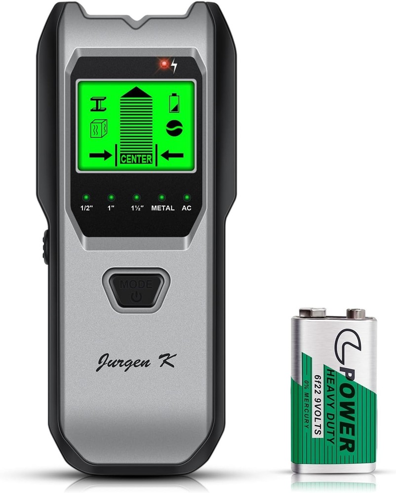 Wall Scanner with 5-in-1 Function, LCD, and Audio