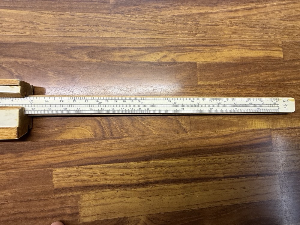 Original USSR Engineering Slide Ruler 1959 with Case