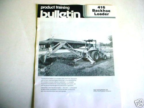2 Caterpillar 416 and 446 Backhoe Loader Brochures