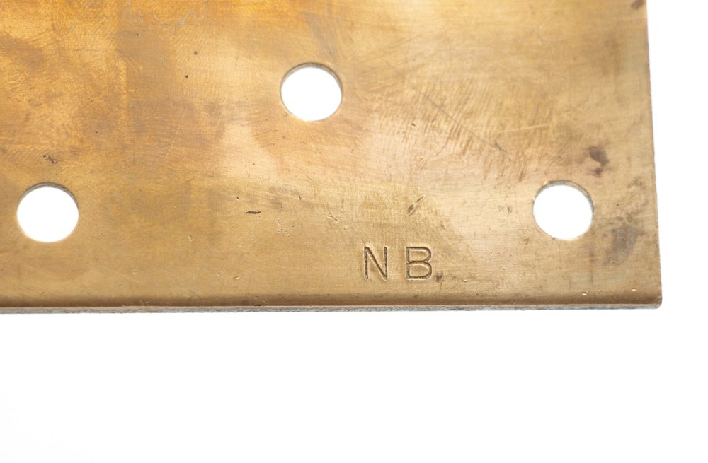 4.5 x 4.5 Brass Butt Door Vintage Hinge with Flat Tips