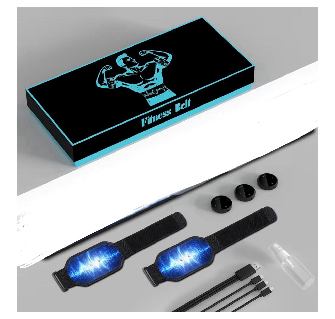 Smiofo Arms Stimulator Muscle Machine Workout Equipment Toning Biceps Triceps