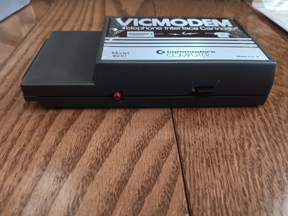 Commodore VIC 20 VICMODEM Model 1600 UNTESTED Sold As Is