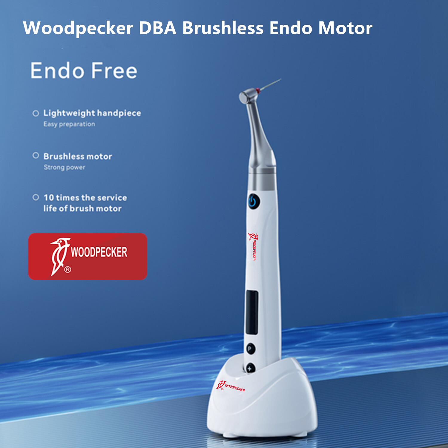 Woodpecker Dental Endo Free Brushless Endo Motor Apex Locator 6:1 Contra Angle
