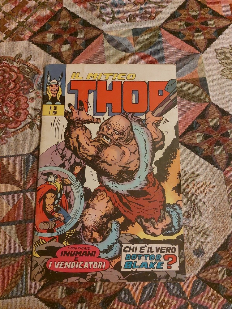 Editoriale Corno Il Mitico Thor N. 58 Del 1973