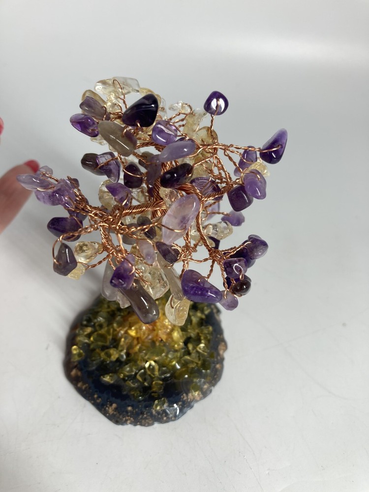 Amethyst Bonsai Tree Copper Trunk Gorgeous