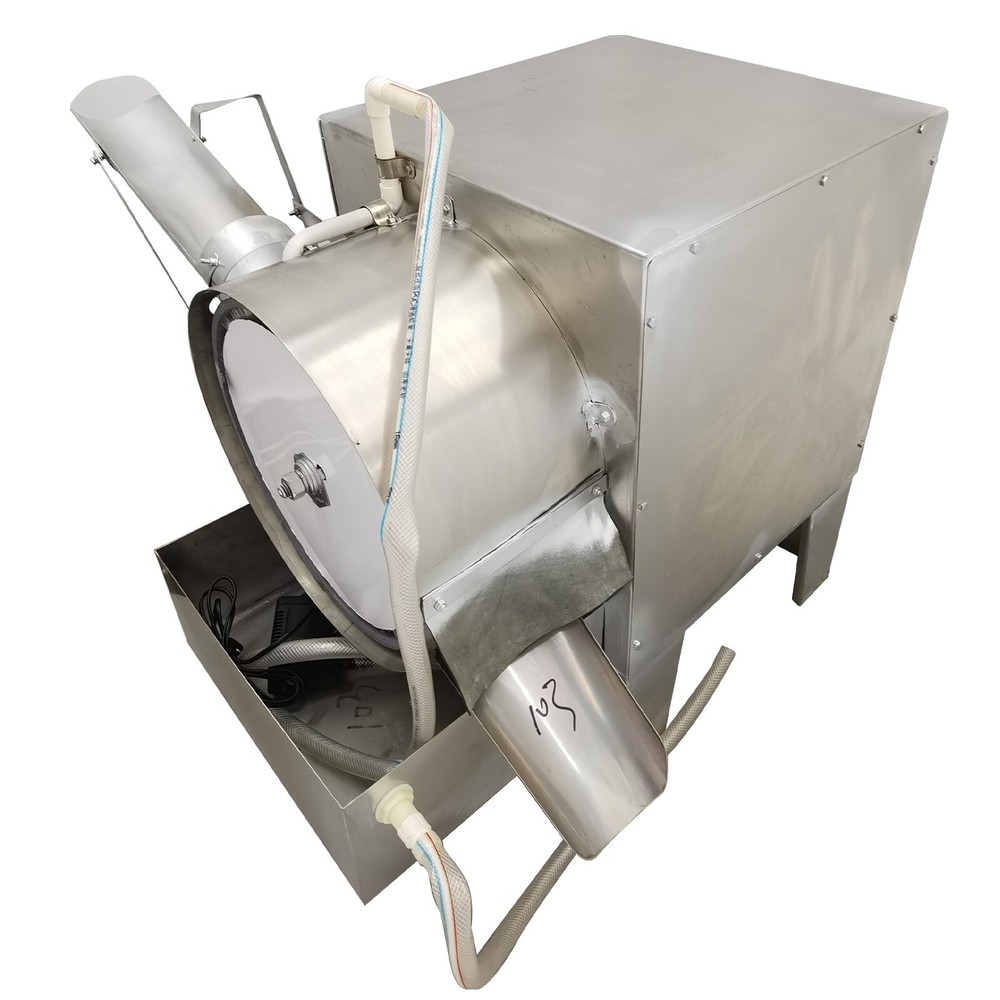 Single Row Electric Egg Shell Washer Cleaner Auto Egg Surface Washing Machine