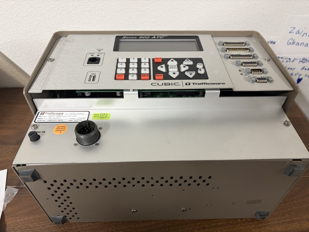 Cubic Trafficware 900 ATC Controller 981-A3300-1 Clean Untested