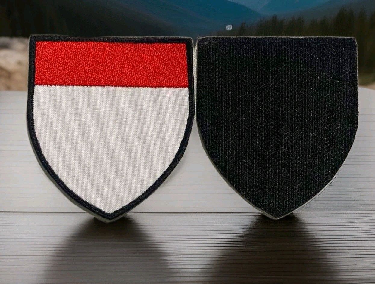 Chevron with the coat of arms of the Kingdom of Thessalonica. - Crusader state.