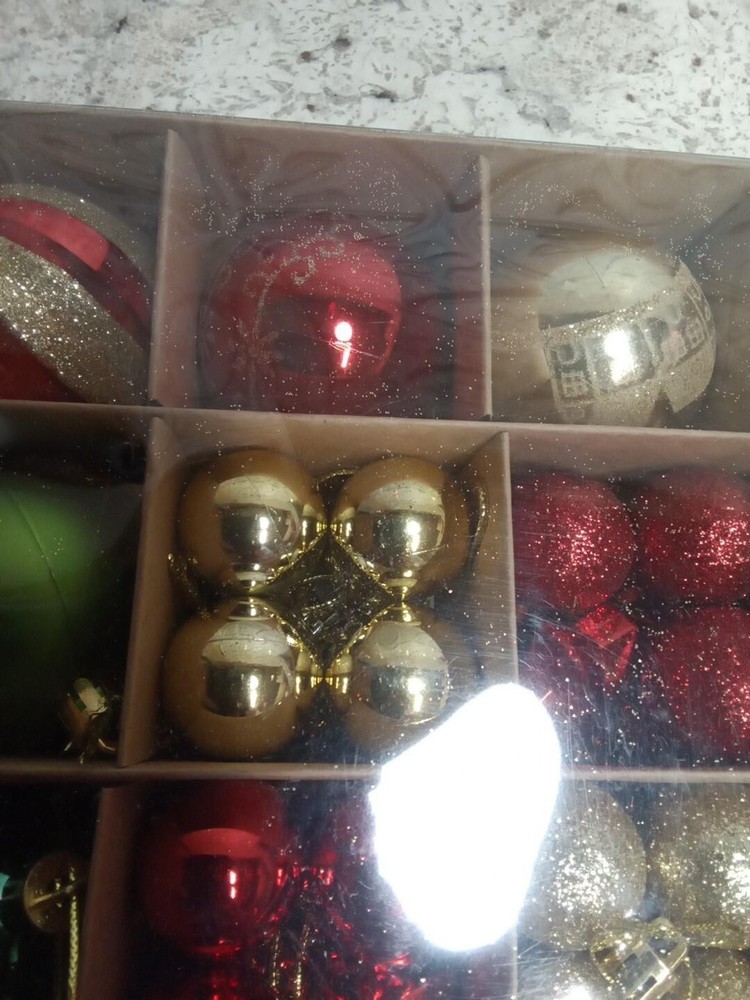 Christmas Tree Decorations Plastic Multicolor