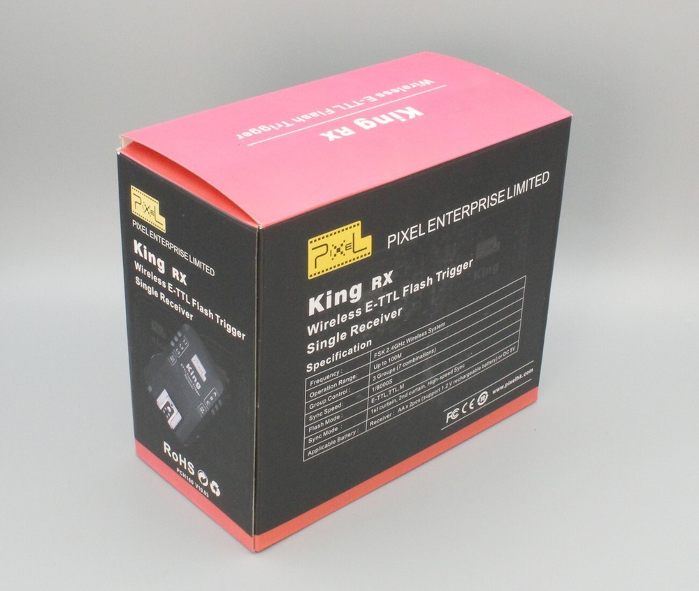 Pixel King RX Wireless E-TTL Flash Trigger Single Receiver (7322)