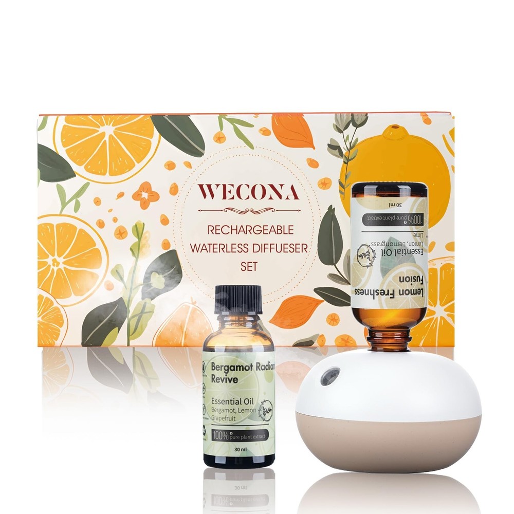 Rechargeable Waterless Oil Diffuser - 2 Mist Modes Essential Oil Di... Fast Ship