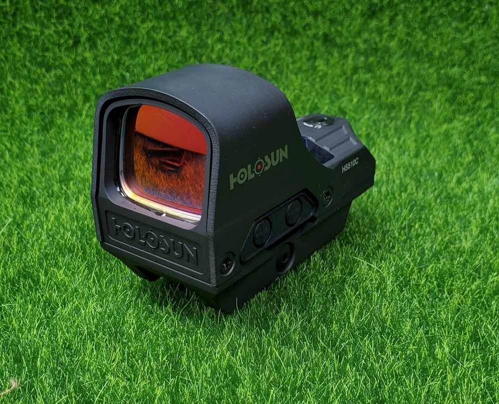 Holosun Open Reflex Illuminated 2 MOA Dot & 65 MOA Circle Red Dot Sight - HS510C
