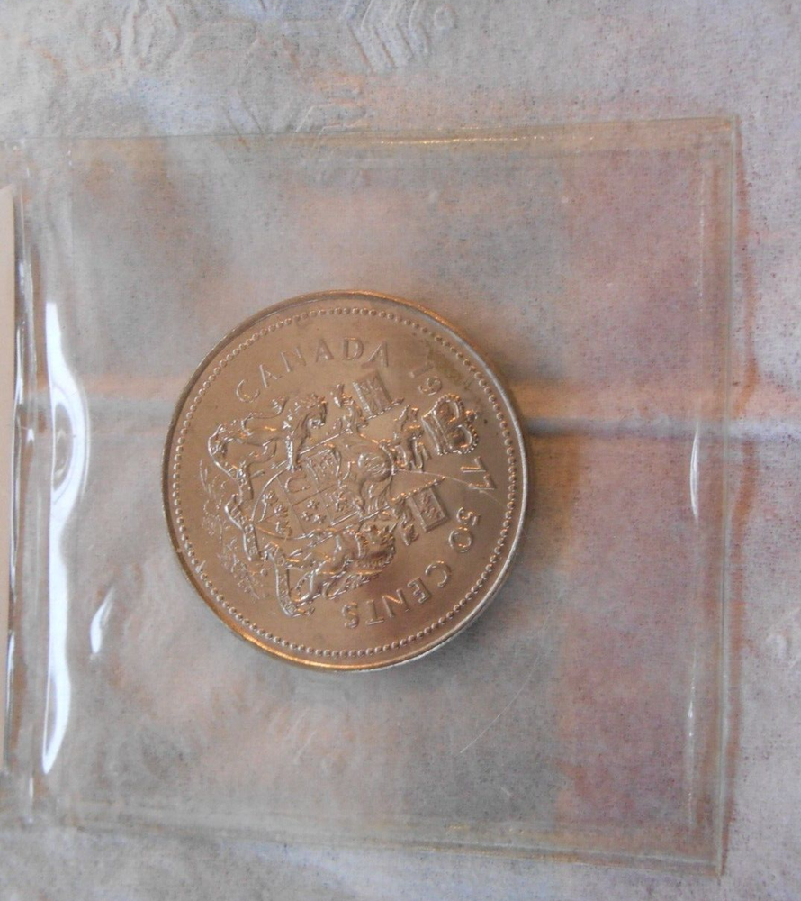 Canada 1977 BU 50 Cent Coin
