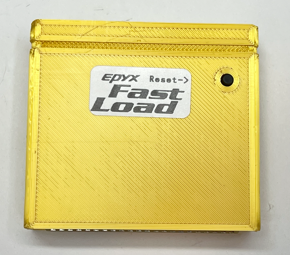 Commodore 64 Epyx Fast Load Clone Cart in Gold 3D printed case free ship !