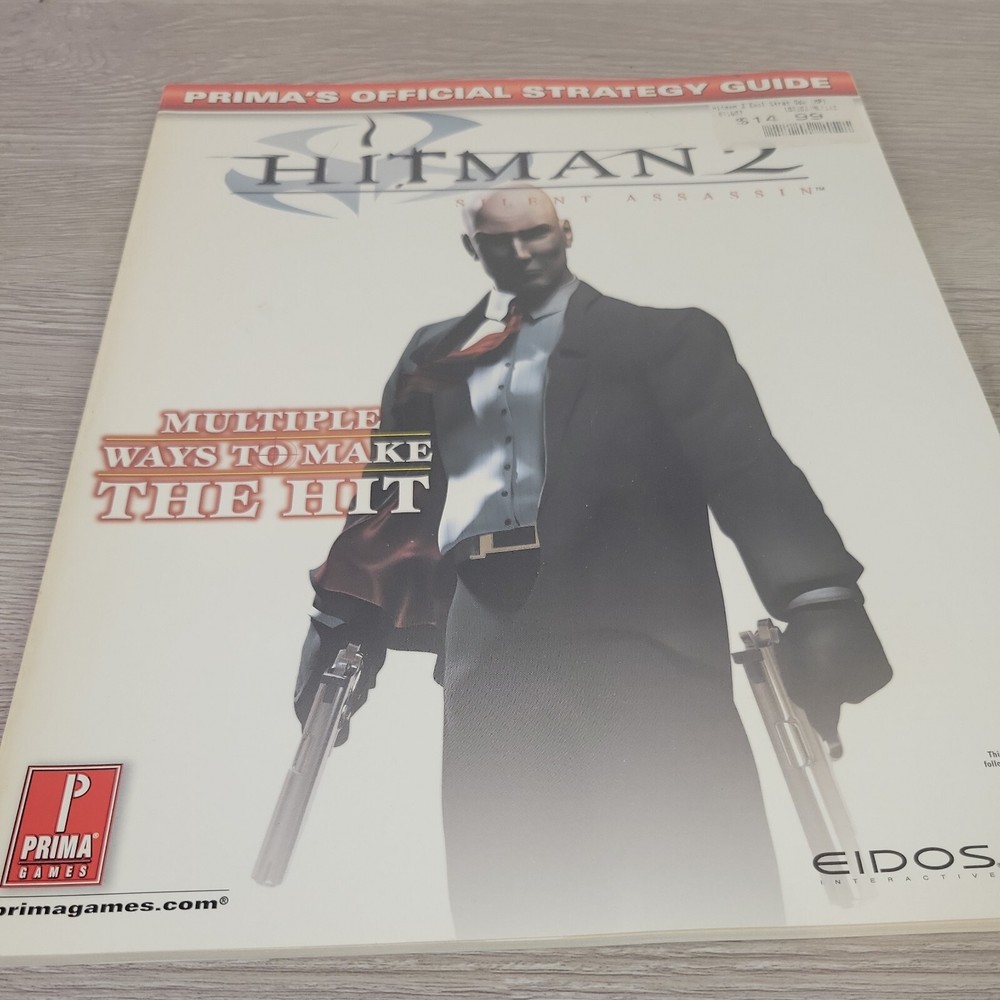 Hitman 2 Silent Assassin Official Strategy Guide GameCube PS2 XBOX Prima