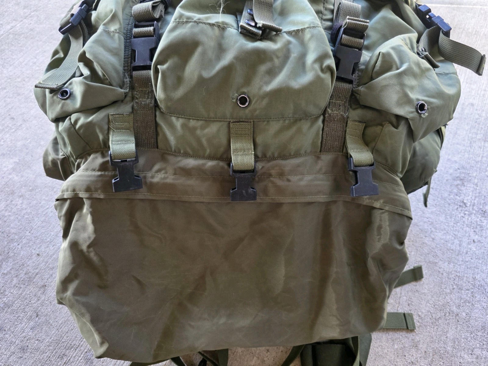 (Modifield) LARGE ALICE PACK W/ FRAME And 2 Quart Canteen