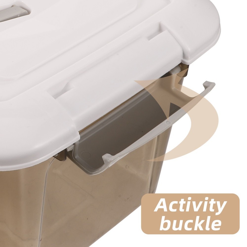 Toy Container Compartment Storage Box Plastic Organizer Bin with Handle