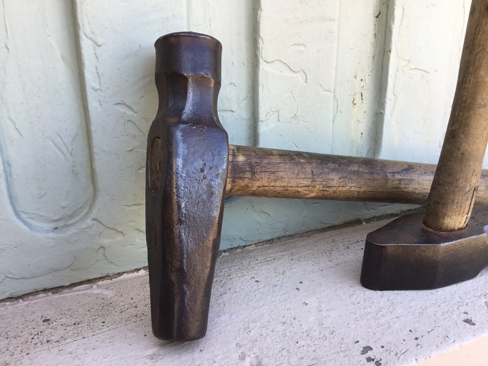 Pair Of Vintage Blacksmiths Hammers