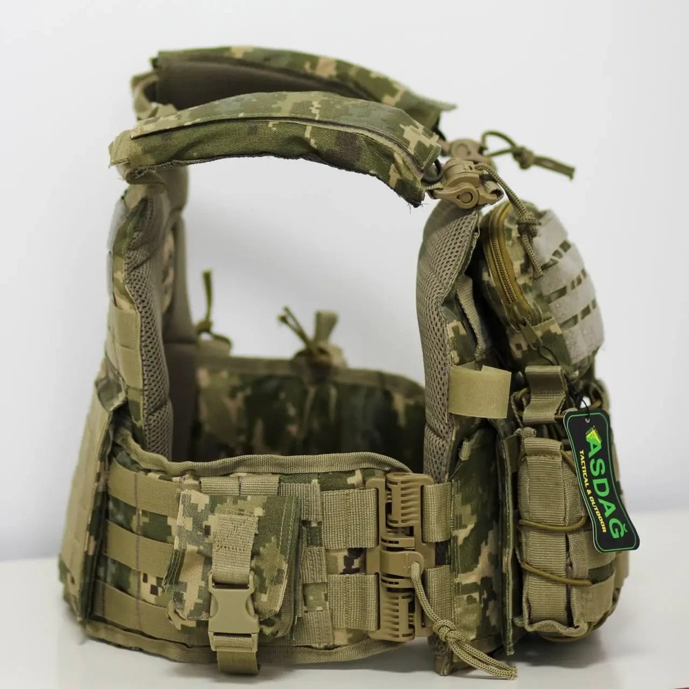 Plate carrier with quick release system (4 points) pixel Cordura Unloading 🇺🇦!