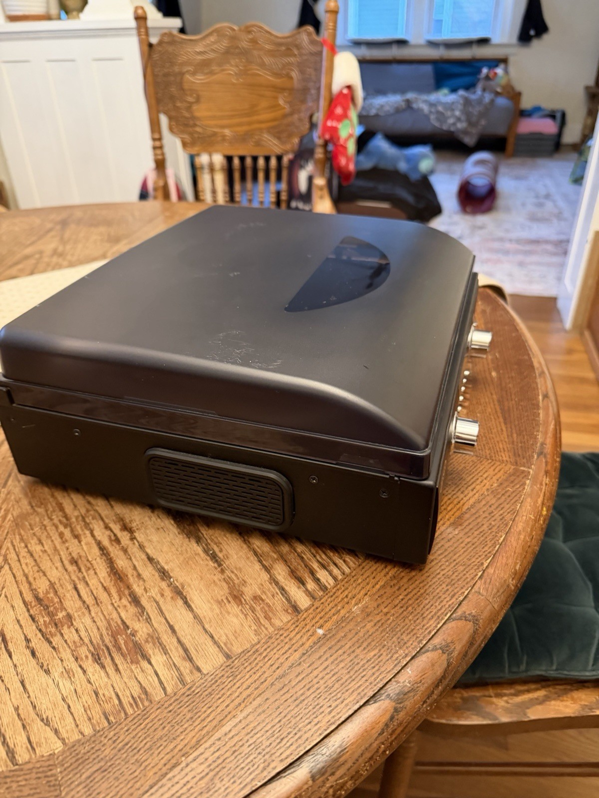 JENSEN JTA-460 3-Speed Stereo Turntable with MP3 Encoding System