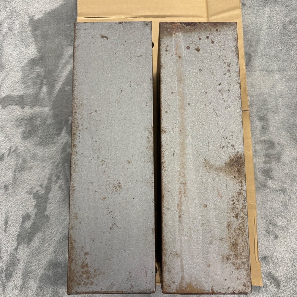 Vintage Sylvania Radio Tubes Industrial Metal Storage File Drawers 12x6 Lot of 2