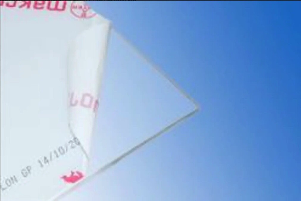 Polycarbonate Sheet Plastic Sheet, Choose Size, Thickness, Colors Gray & Clear