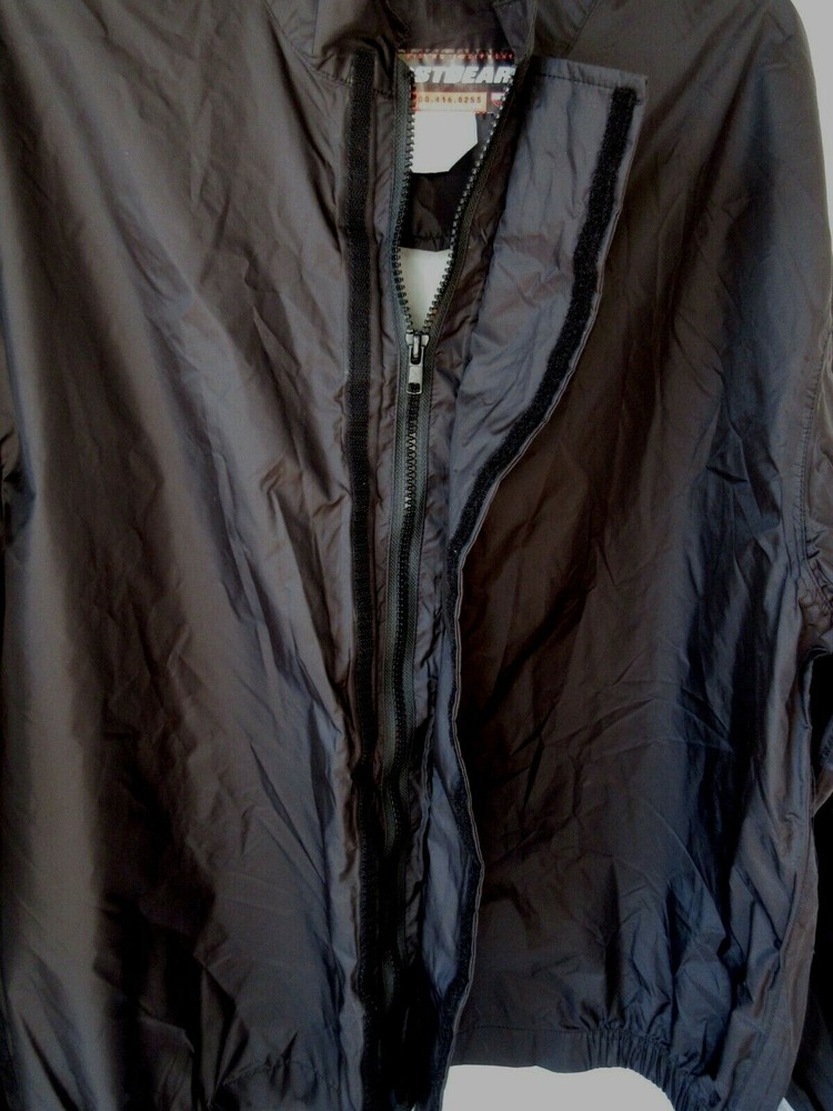 Firstgear First Gear Men's Rain Over Jacket Large Zip Front Polyurethane Coating