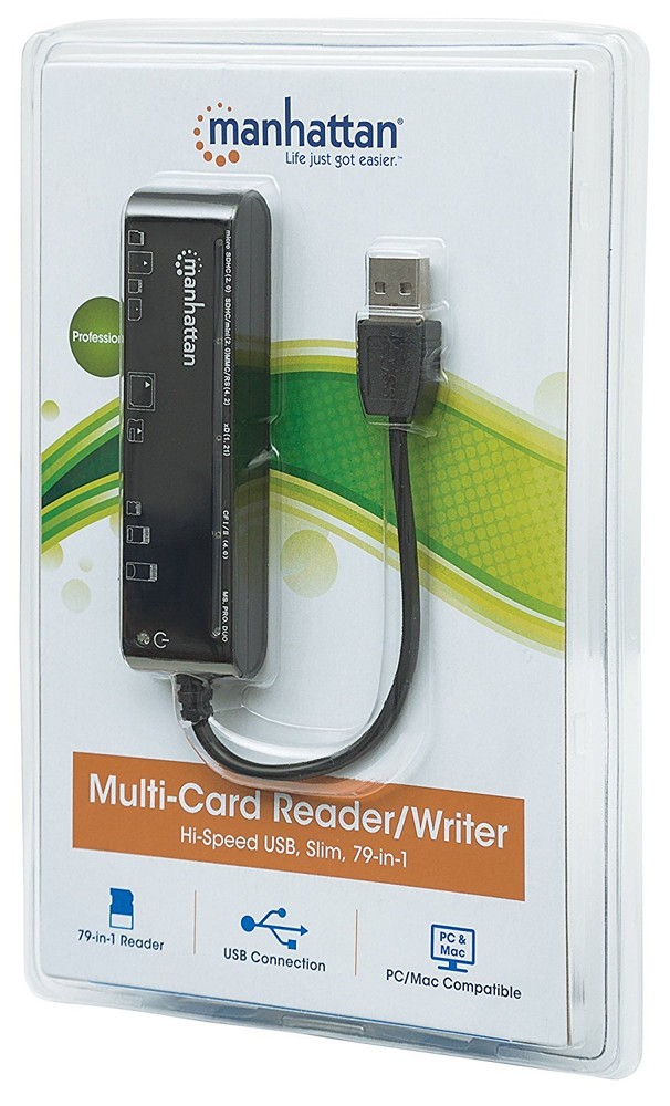 USB 2.0 Slim 79-in-1 Multi-Card Reader/writer