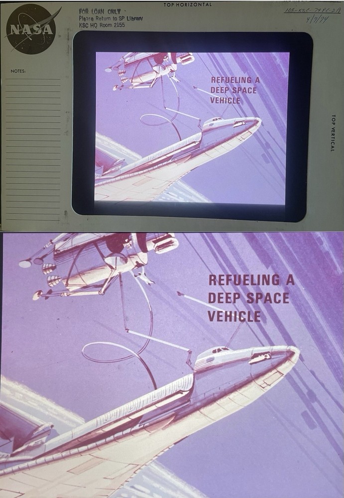 1972-1990 NASA Space Shuttle Program 100+ Large Transparency Presentation lot