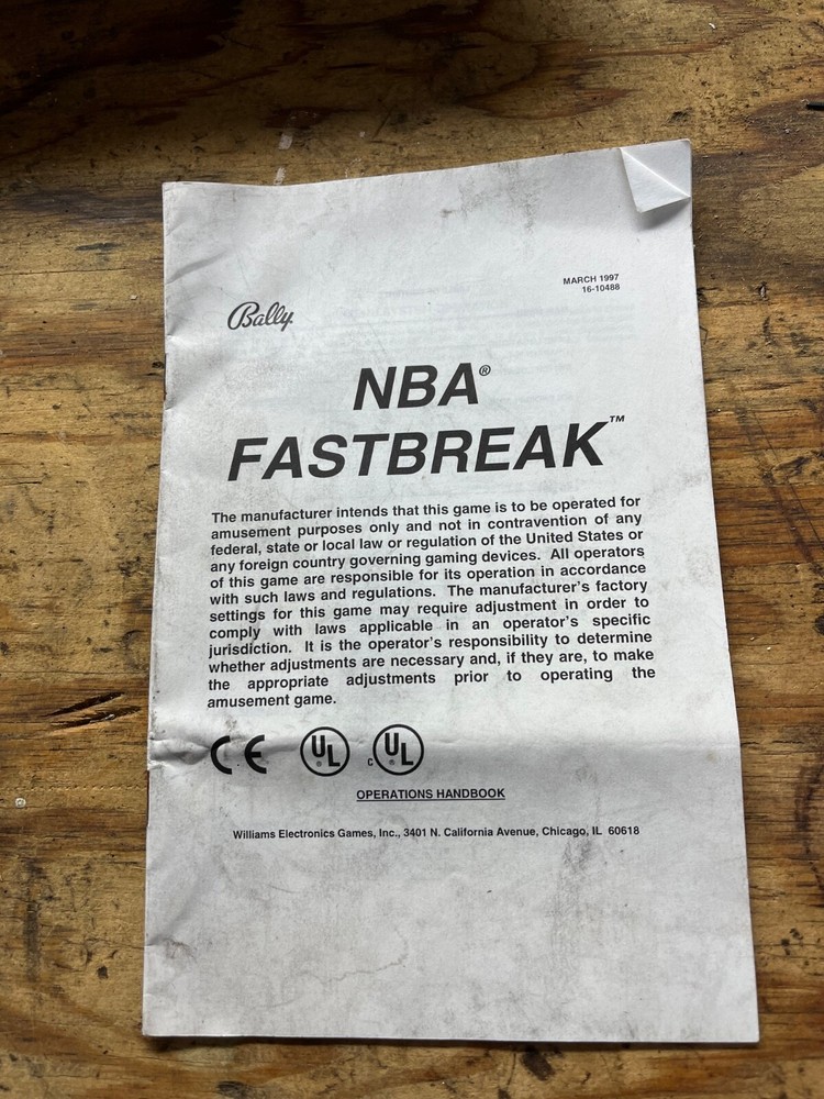 NBA Fastbreak Operator Handbook