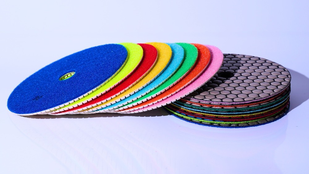 Concrete polishing buffing pads