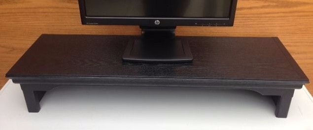 LED LCD TV Riser Stand Traditional Oak