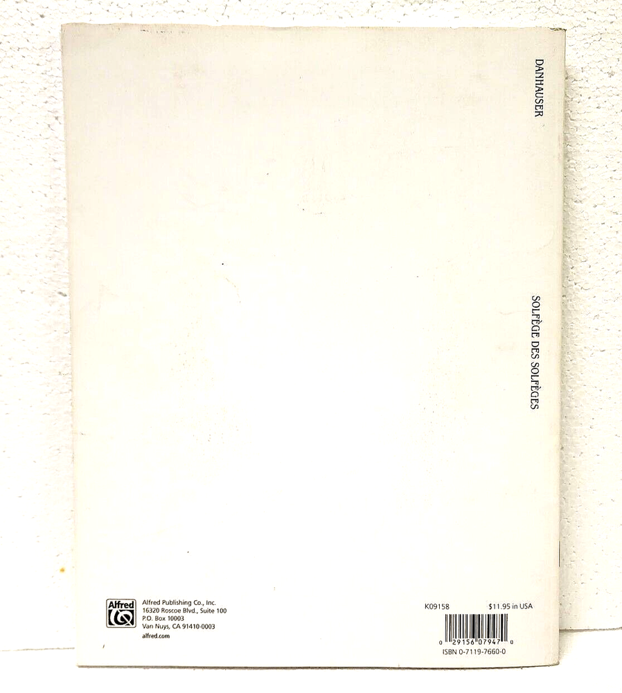 Solfge Des Solfges Book I - By A. L. Dannhauser