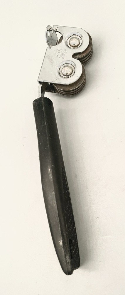 MCM Ekco Chrome Plated Pull Through Knife Sharpener 6.5” Retro Gadget Vintage