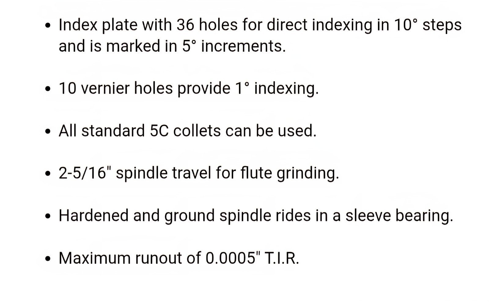 SUBURBAN TOOL Spinmaster SM5C collet tool & Die fixture