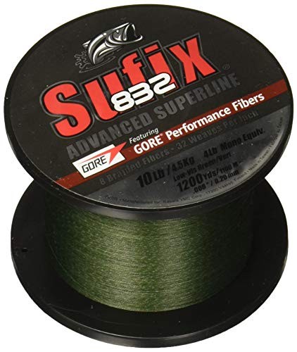 832 Braid Line-1200 Yards (Green, 40-Pound)