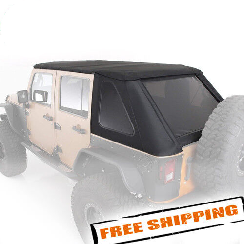 Smittybilt 9087235 Bowless Combo Top Kit for 2007-2018 Jeep Wrangler JKU 4-Door