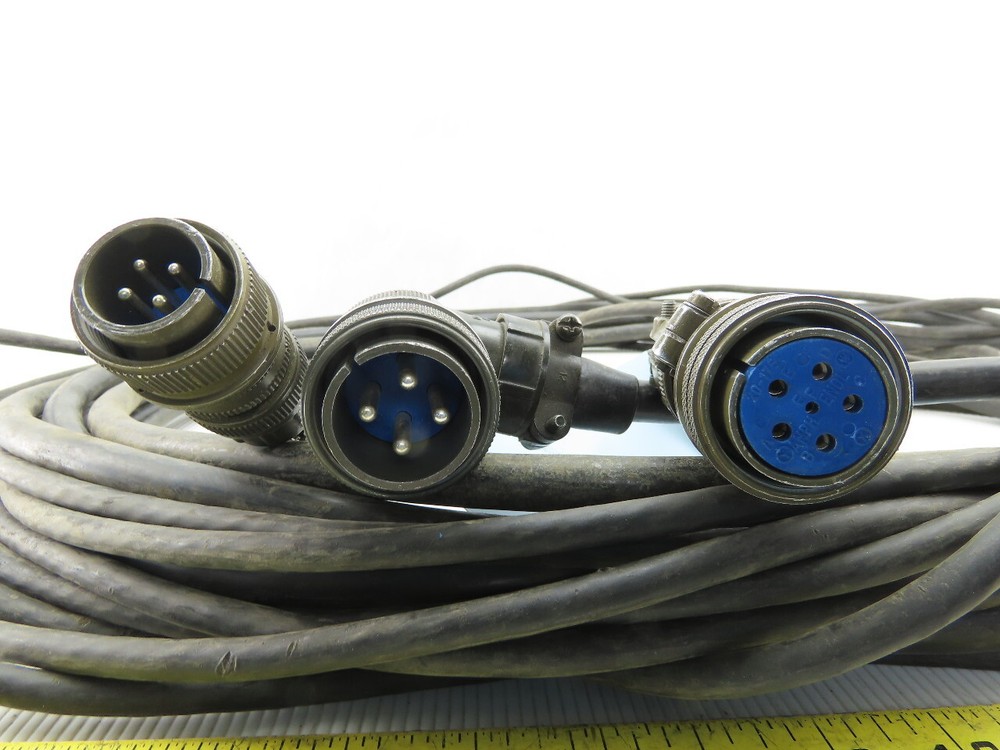 Robotic Servo Motor Main Power And Encoder Cable 3 Terminations See Info