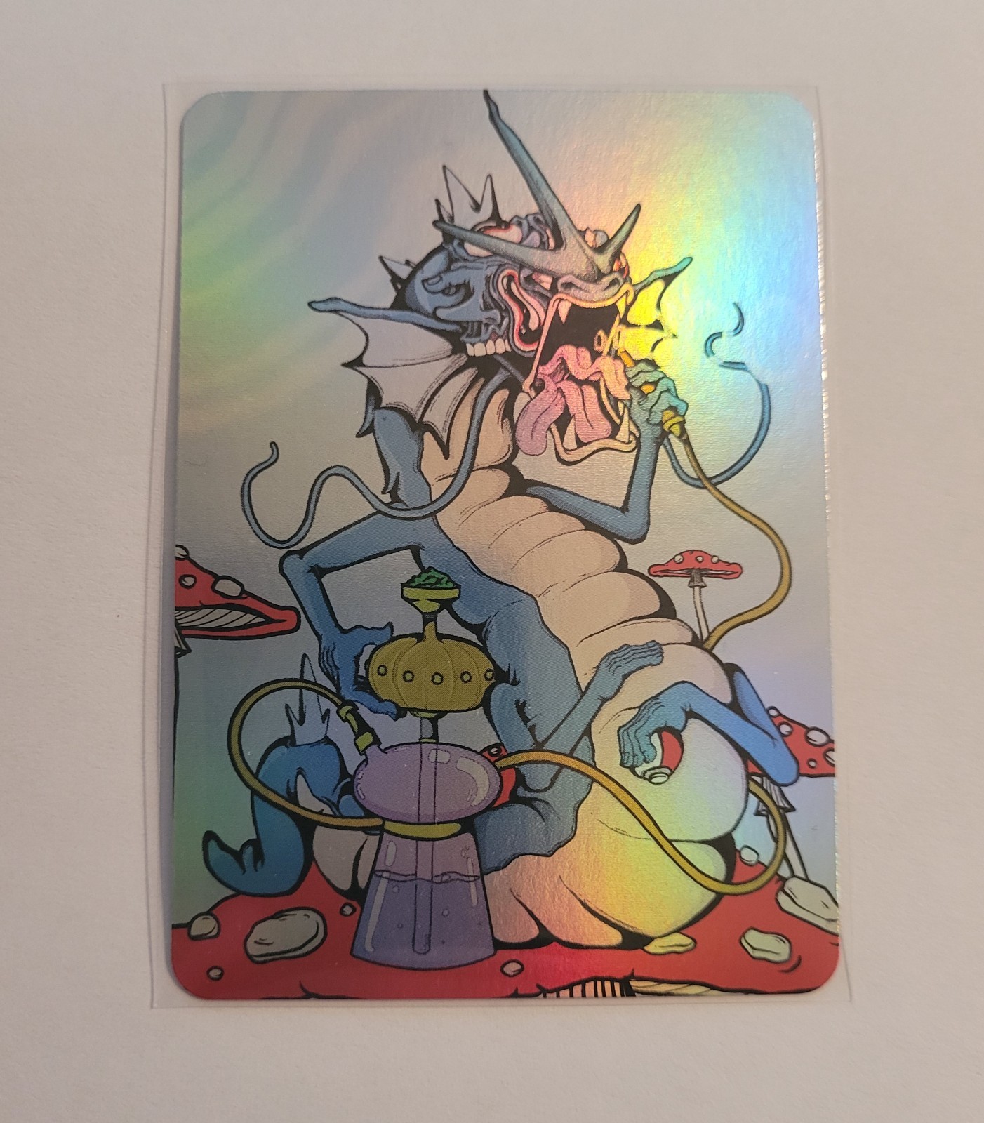 Gyarados FOIL Abrooks x Poke Parody Limited Character Card Aaron Brooks